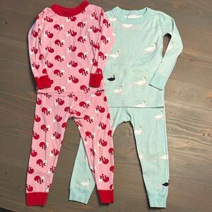 Hanna Andersson Pajamas Set - Pink and Blue